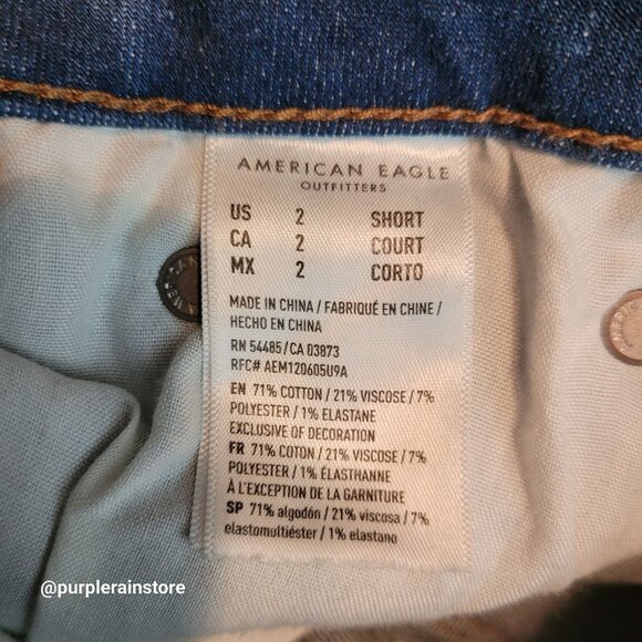 American Eagle Jeans 2 S Jegging Next Level Stretch Super Hi Rise Medium Light - Picture 6 of 13